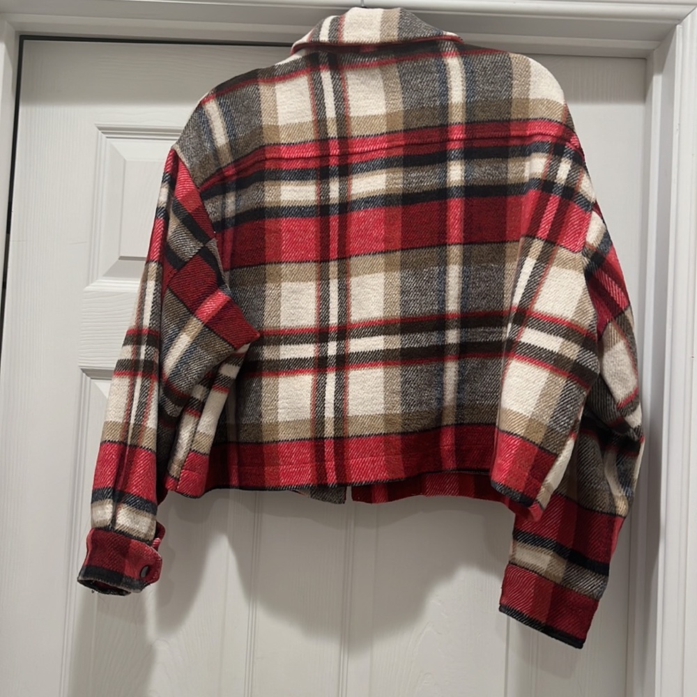 Zara Polyester Button Up Front Pockets Jacket, Me… - image 4